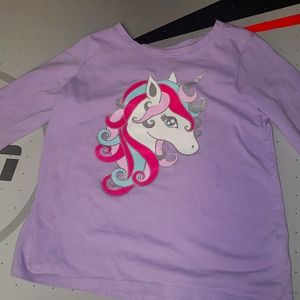 Unicorn long sleeve 5t